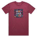 Floral Vibe Your Tribe Staple Cotton Tee