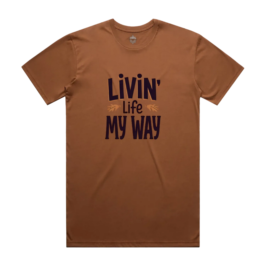 Livin' Life My Way Staple Unisex Cotton Tee