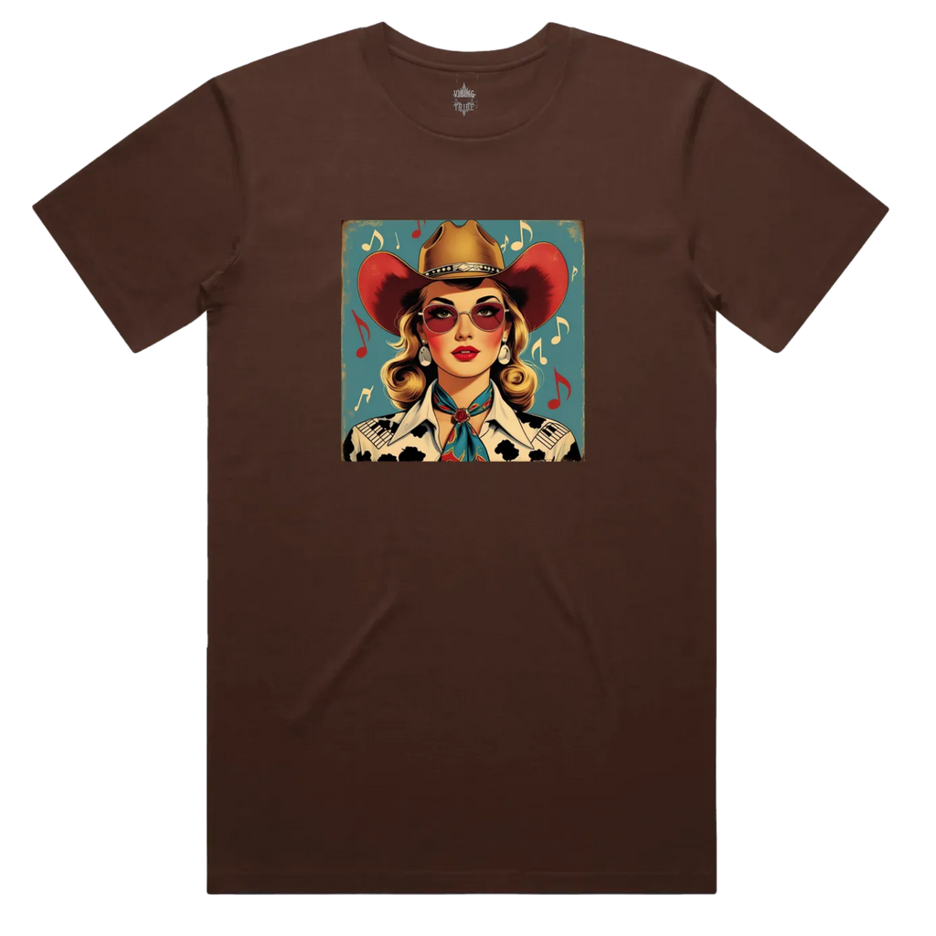 Music Vintage Cowgirl Staple Cotton Tee