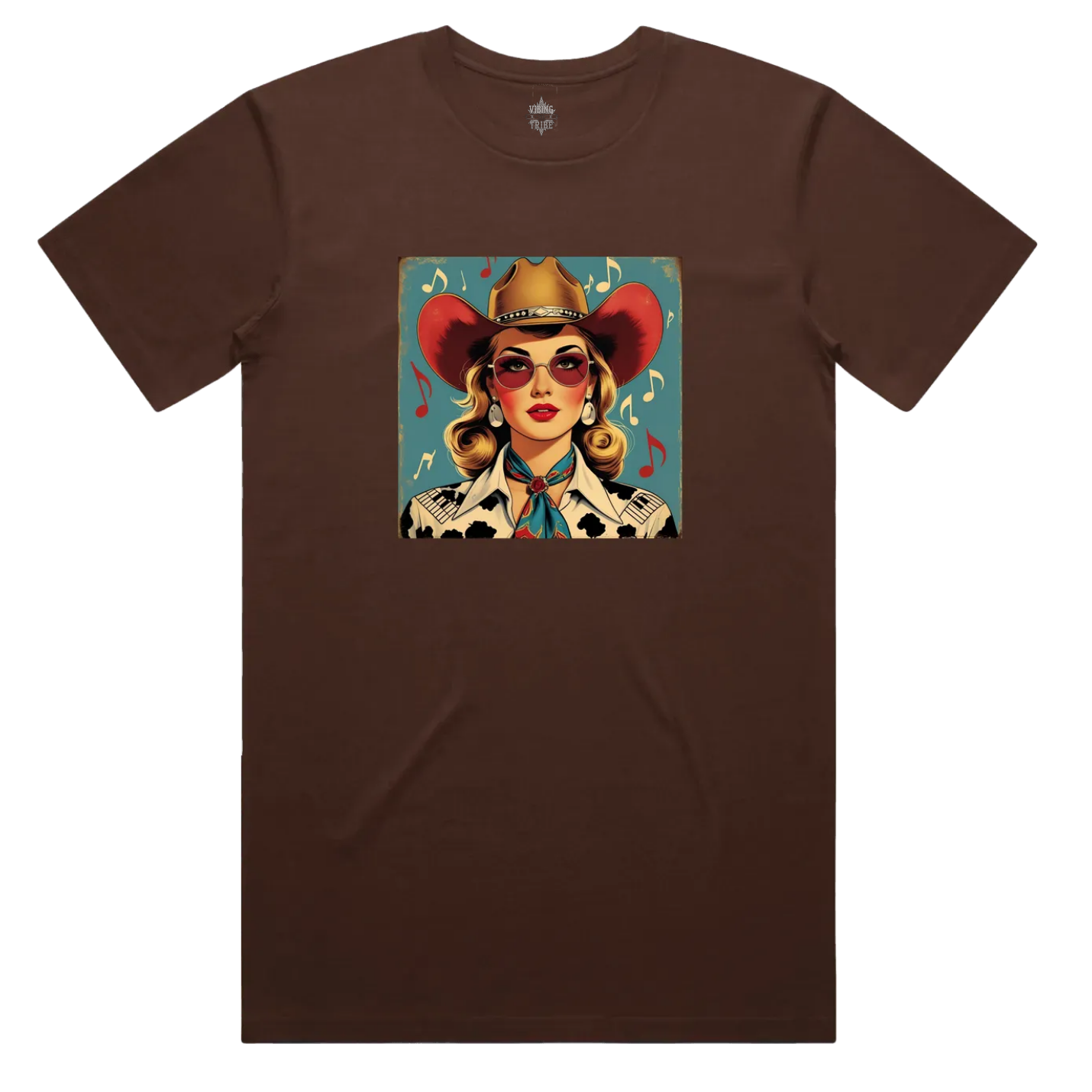 Music Vintage Cowgirl Staple Cotton Tee