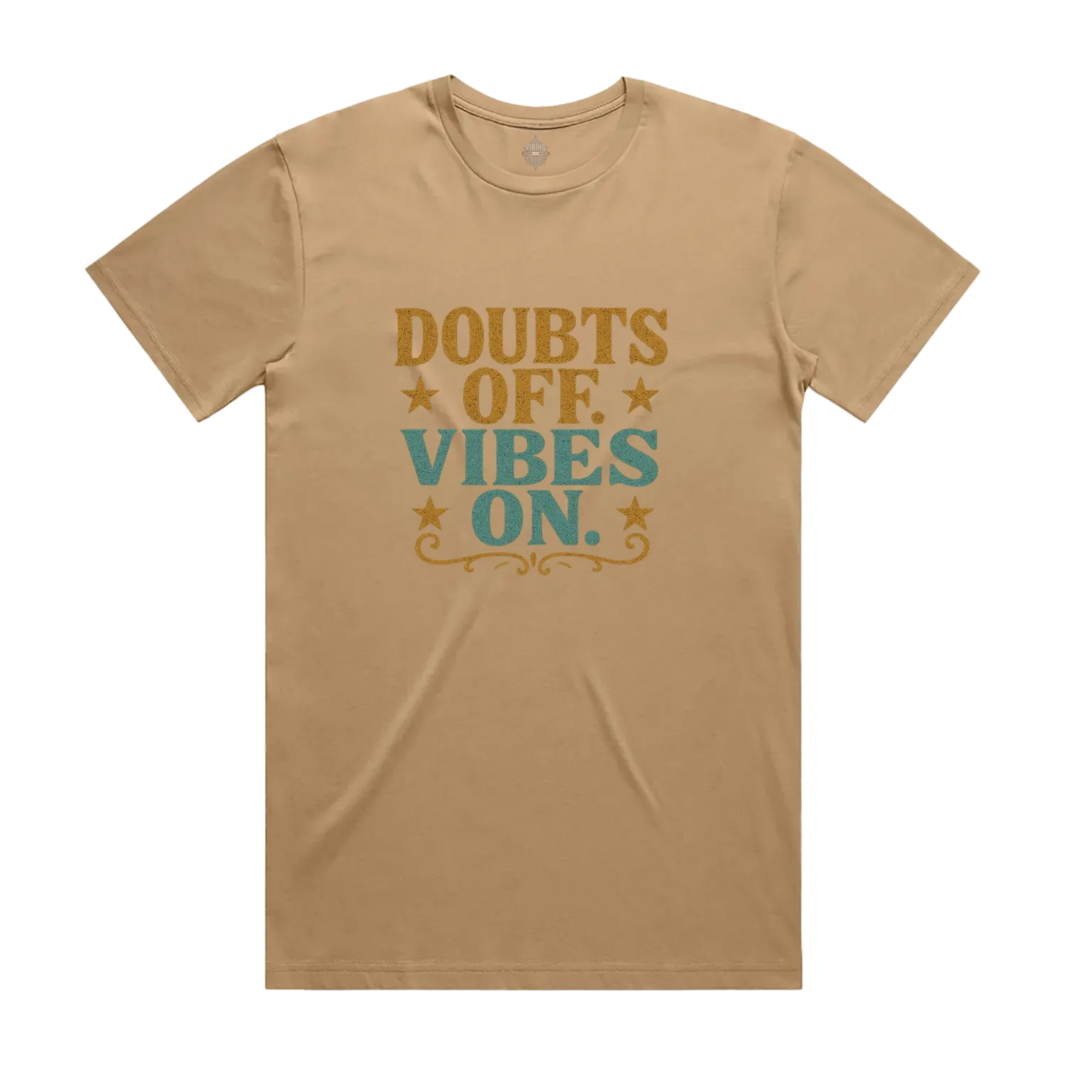 Doubts off. Vibes On. Unisex Staple Cotton Tee