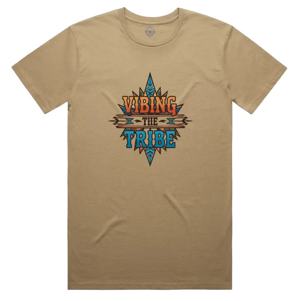 Vibing the Tribe Signature Logo Unisex Cotton Tee