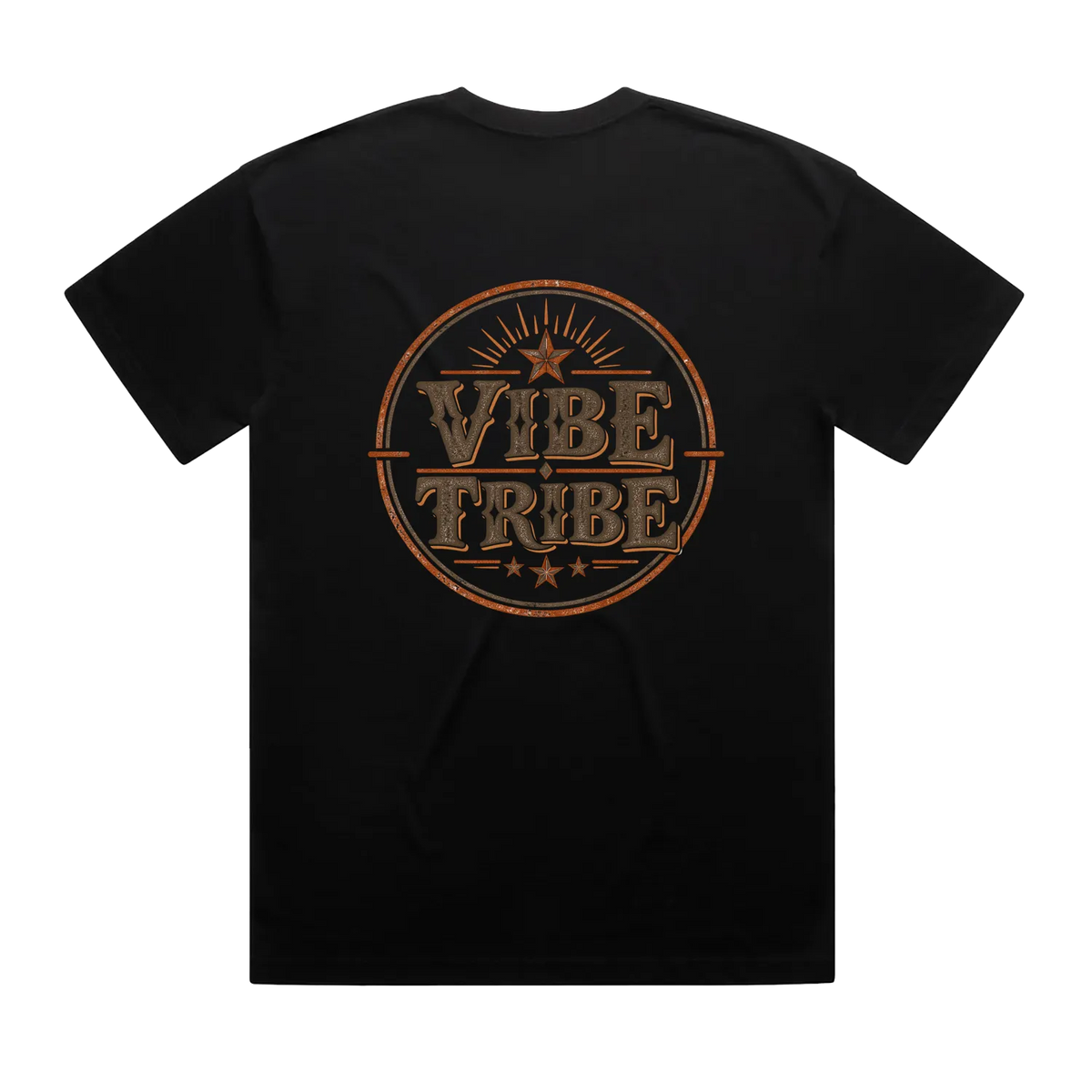 Vibe Tribe Western Oversized Block Tee