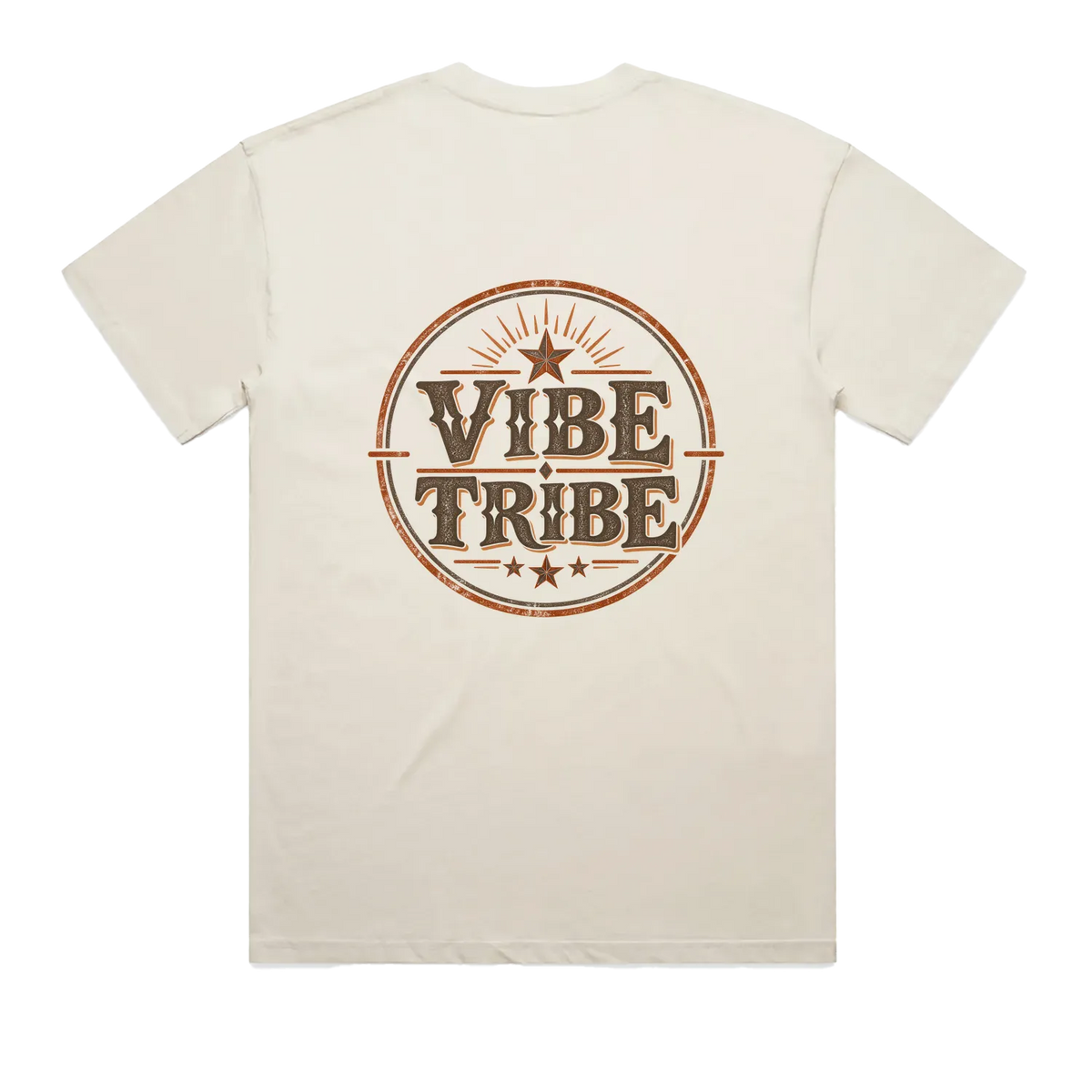 Vibe Tribe Western Oversized Block Tee