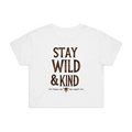 Stay Wild & Kind Unisex Crop Tee