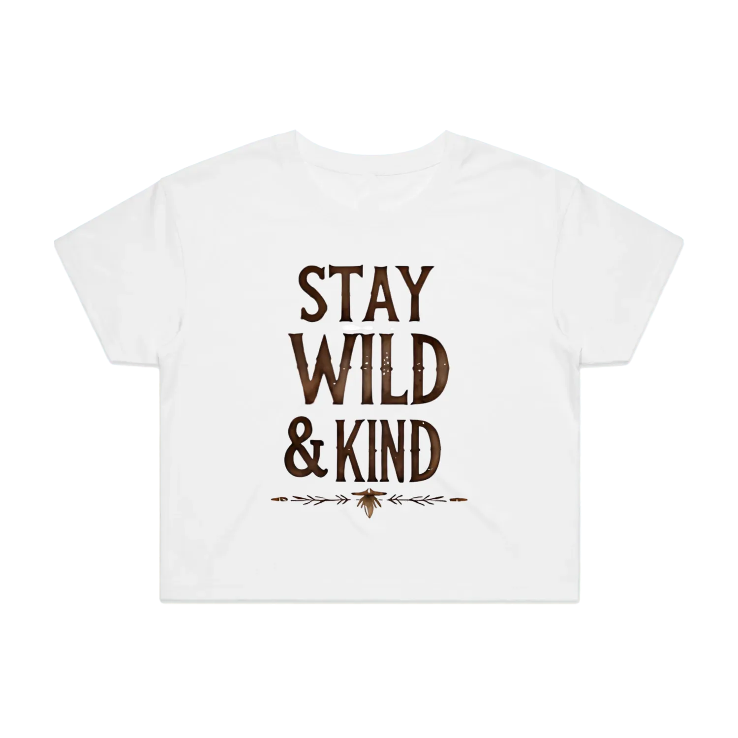 Stay Wild & Kind Unisex Crop Tee