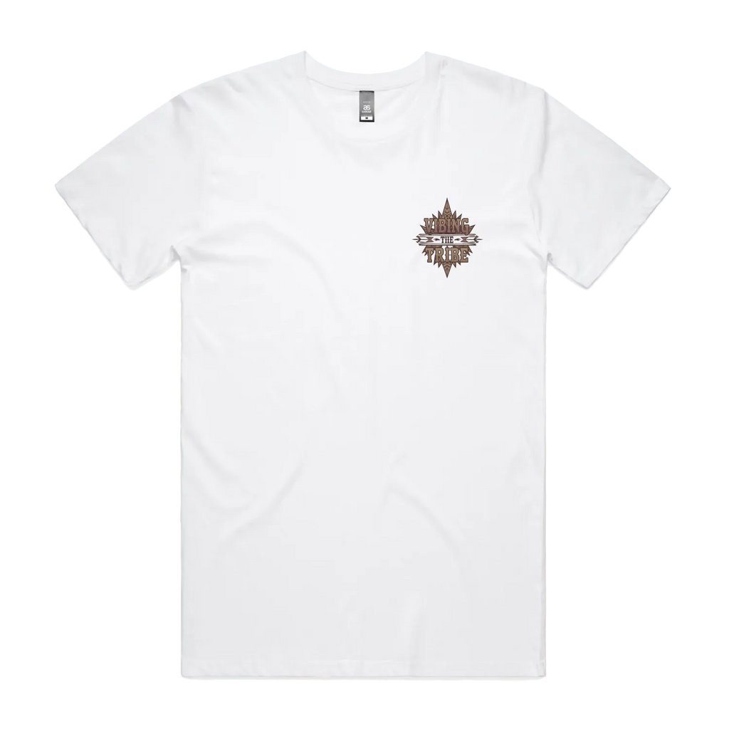 White front flat lay