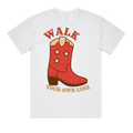 Walk Your Own Line Oversized Block Tee
